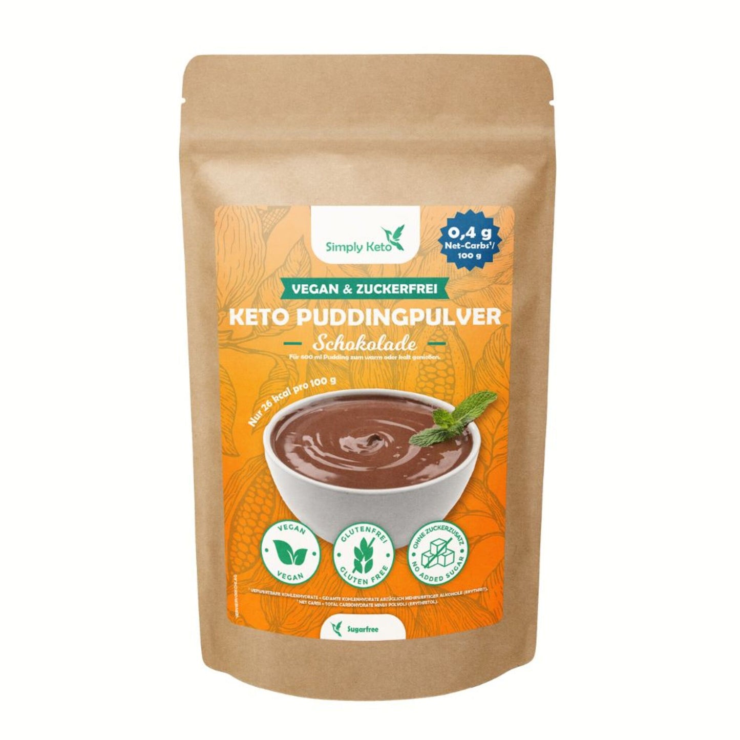 Simply Keto, Chocolate Pudding Powder 100g