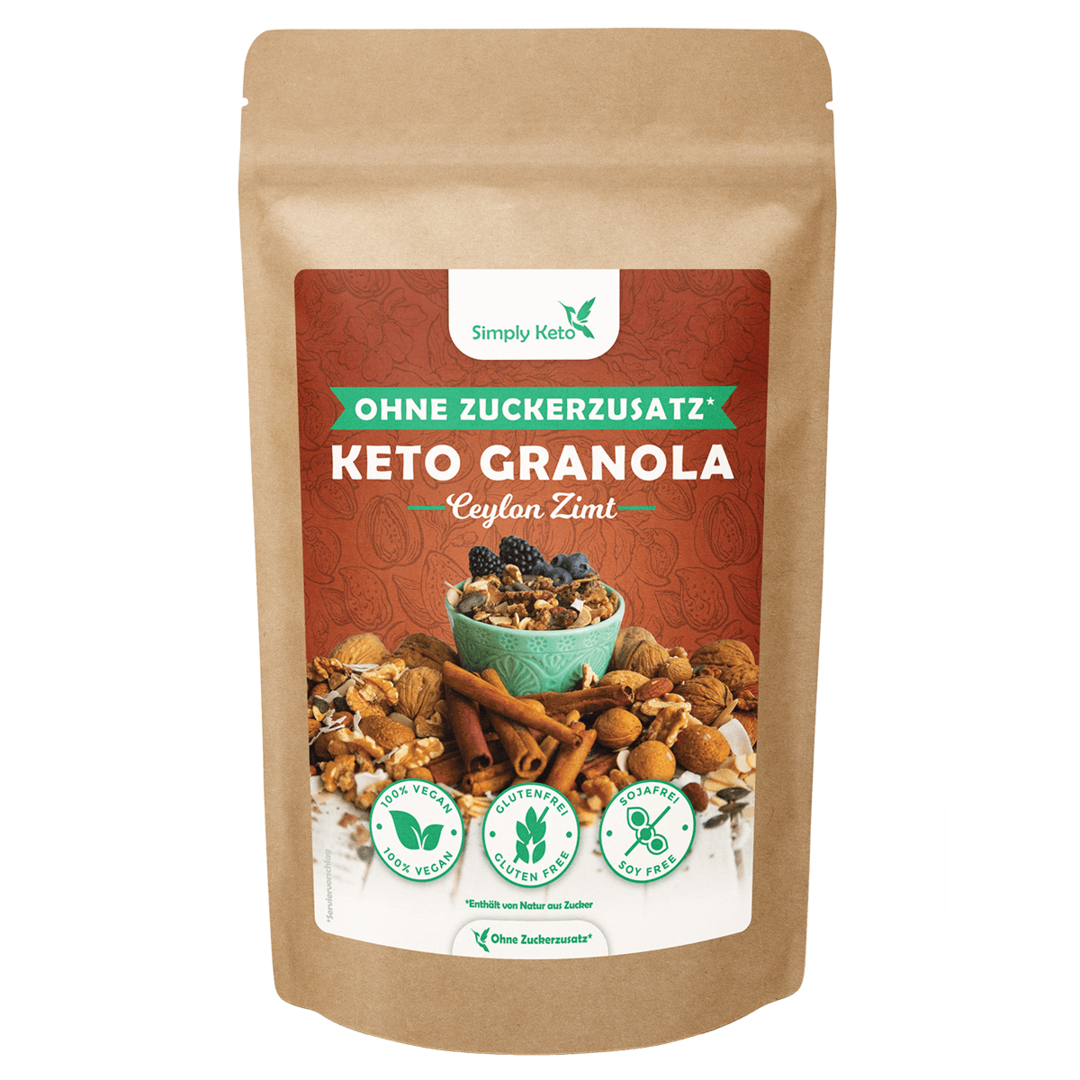 Simply Keto, Cinnamon Crunch Granola 250g