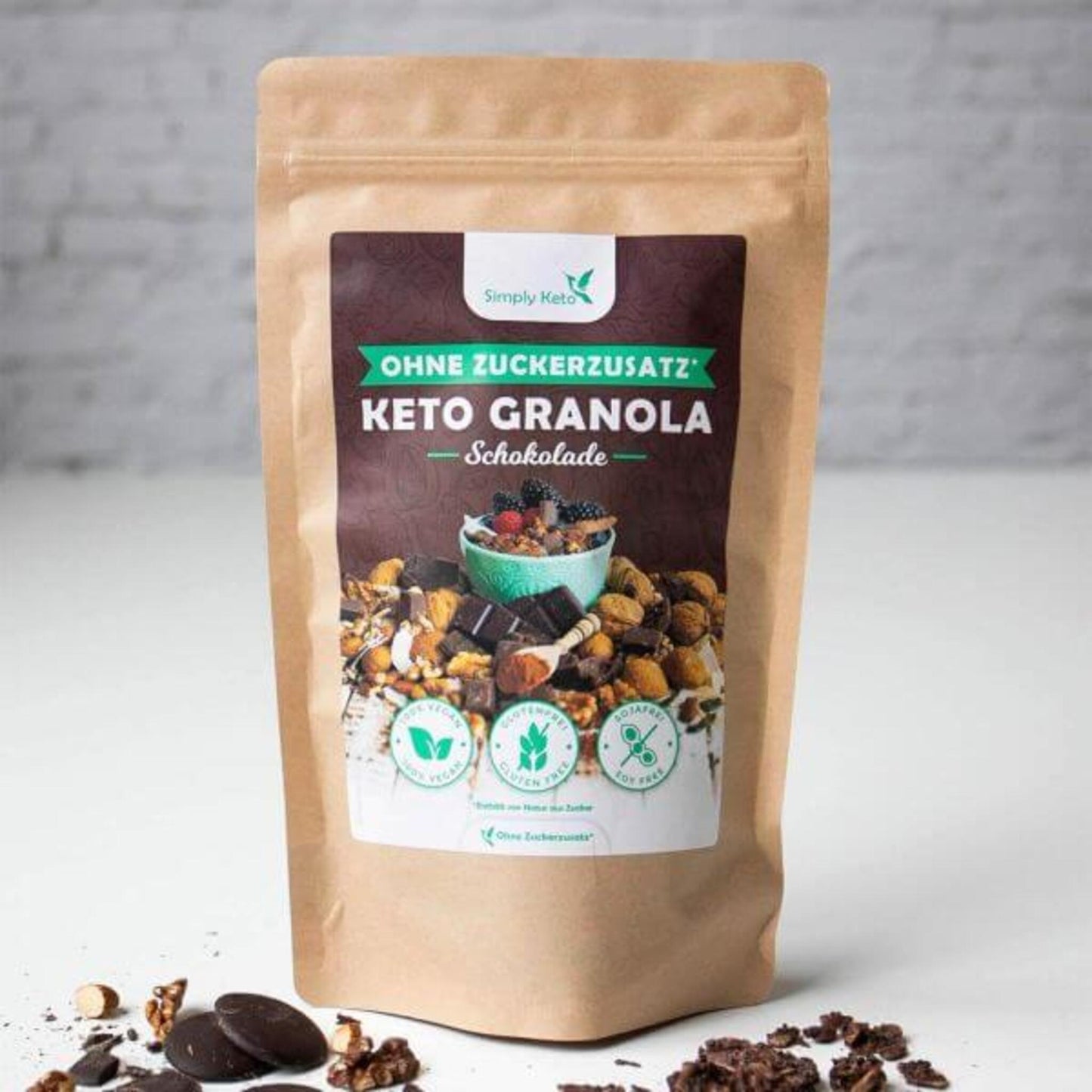 Simply Keto, Chocolate Crunchy Granola 250g