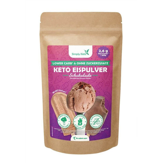 Simply Keto, Chocolate Ice Cream Powder 100g