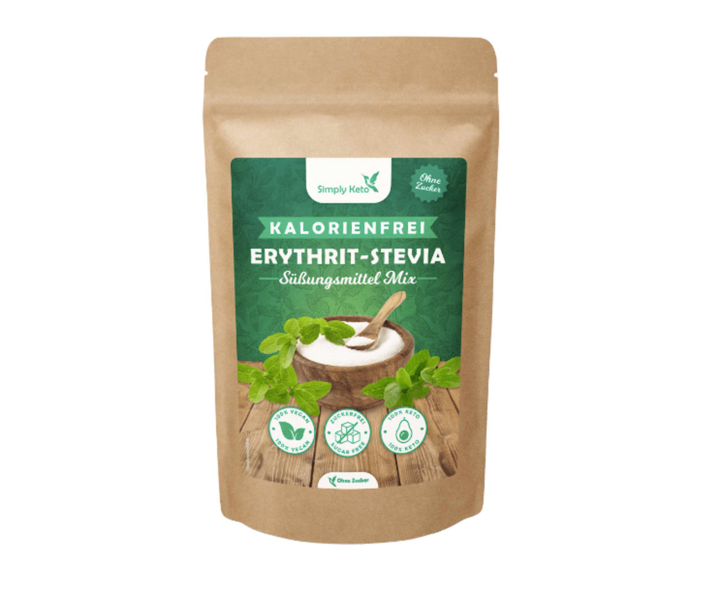 Simply Keto, Mix Of Erythrit And Stevia 1kg