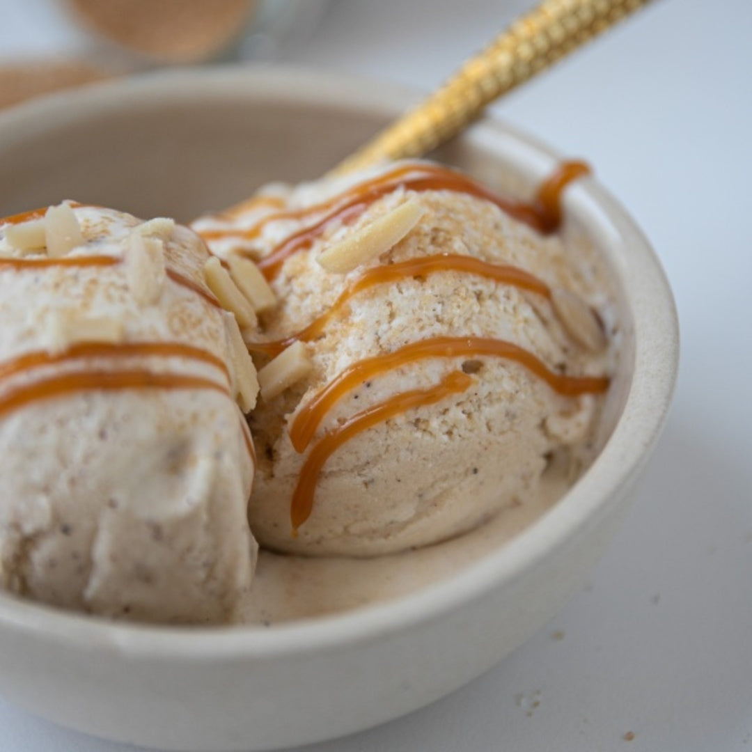 Simply Keto, Salted Caramel Flavored Ice Cream Powder 100g